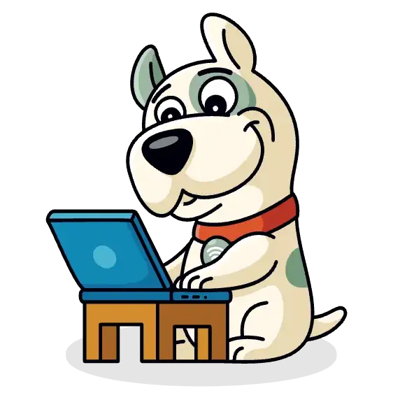 Buddy typing on a laptop, with overlay text that reads 'Easy sign-up, quick activation' and 'Access our reliable nbn® network'